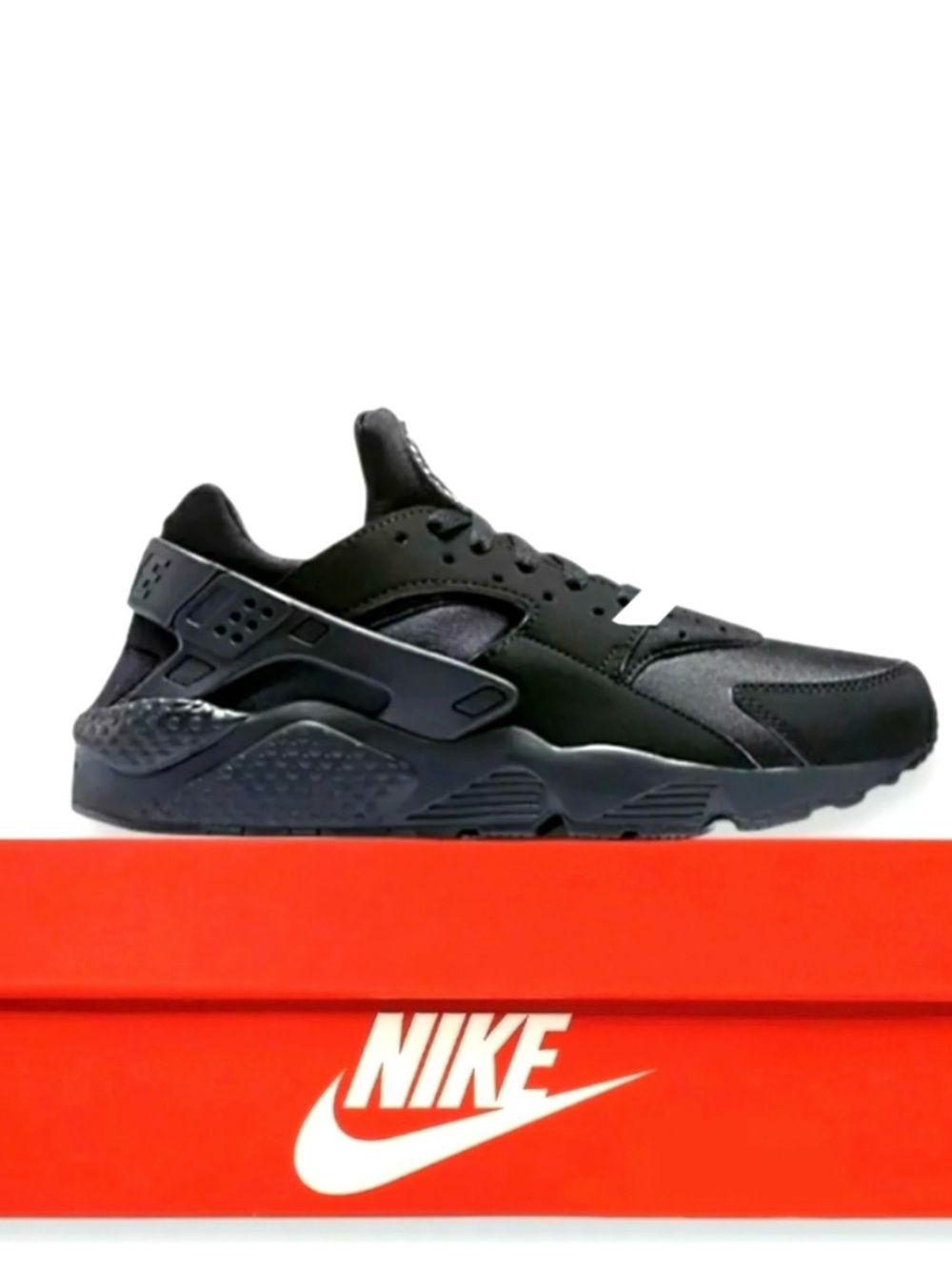 Nike Black Athletic Huarache-Style Sneaker